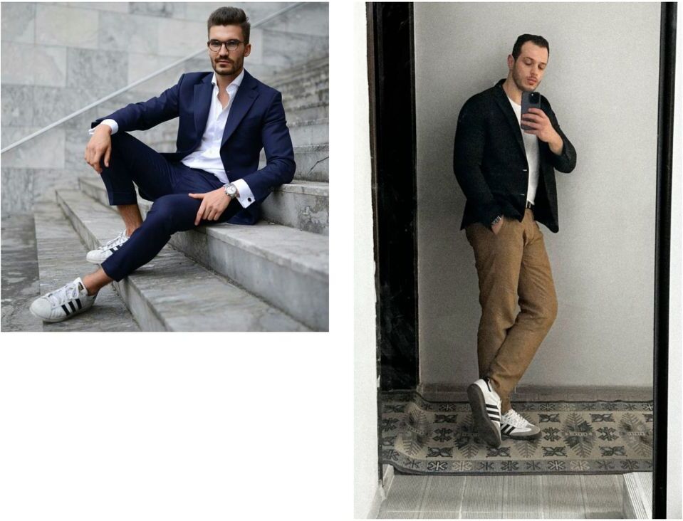 Outfit 5: Mix and Match Blazer untuk Tampilan Formal dengan Adidas Samba